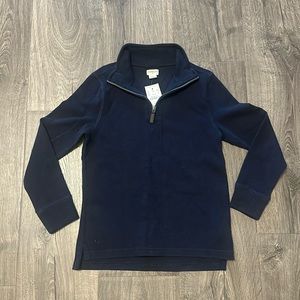 Jcrew Boys' cotton half-zip pullover sweater, size S